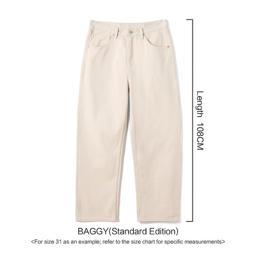 Baggy Denim Chino Pants