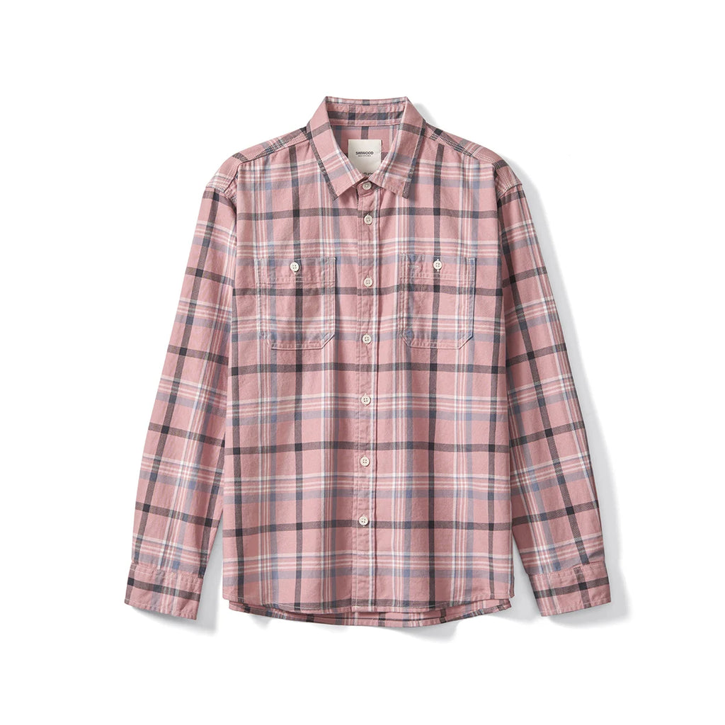 Washed Vintage Plaid Cotton Shirt
