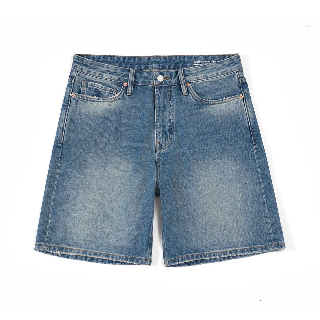 Vintage Washed Denim Shorts