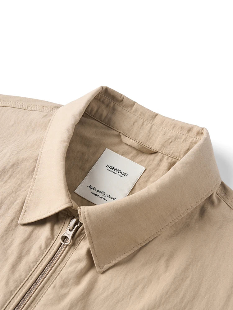 Logo Embroidery Coach Jacket