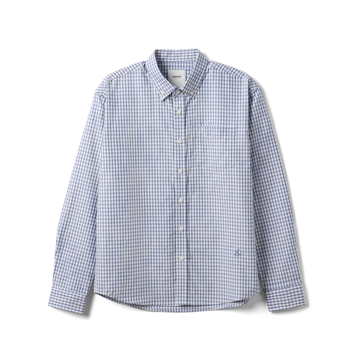 Liquid Ammonia Finish Plaid Casual Shirt