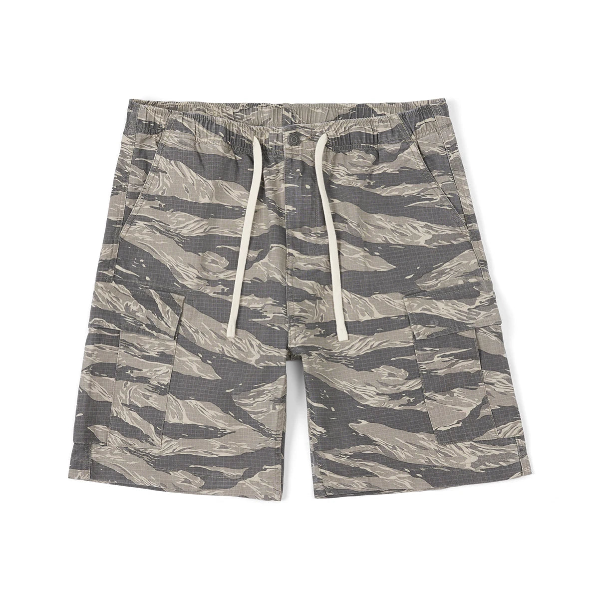 Vintage Washed Camouflage Cargo Shorts