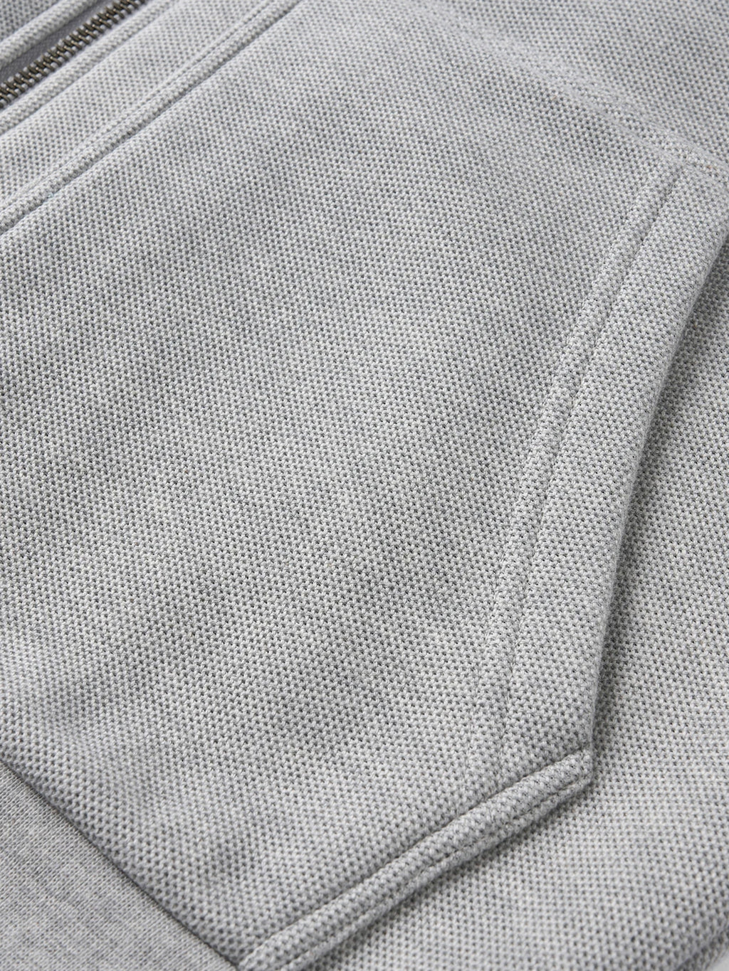 Pique Fleece-Lined Warm Hoodie