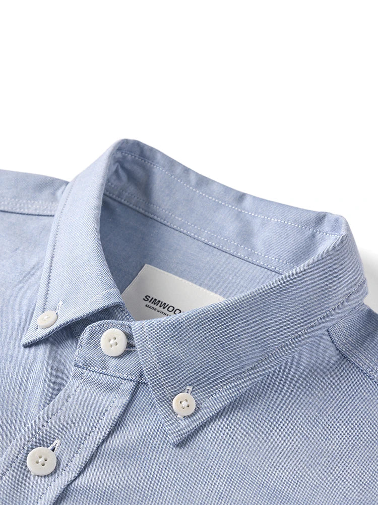 Smart Casual Solid Oxford Shirt