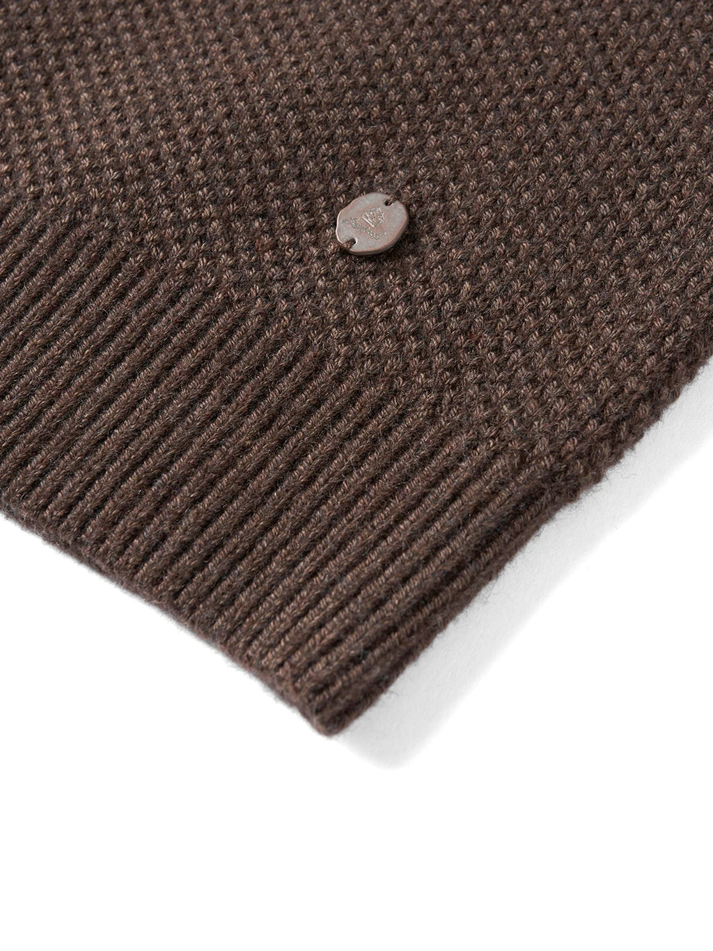 Wool Blend Waffle Knit Sweater