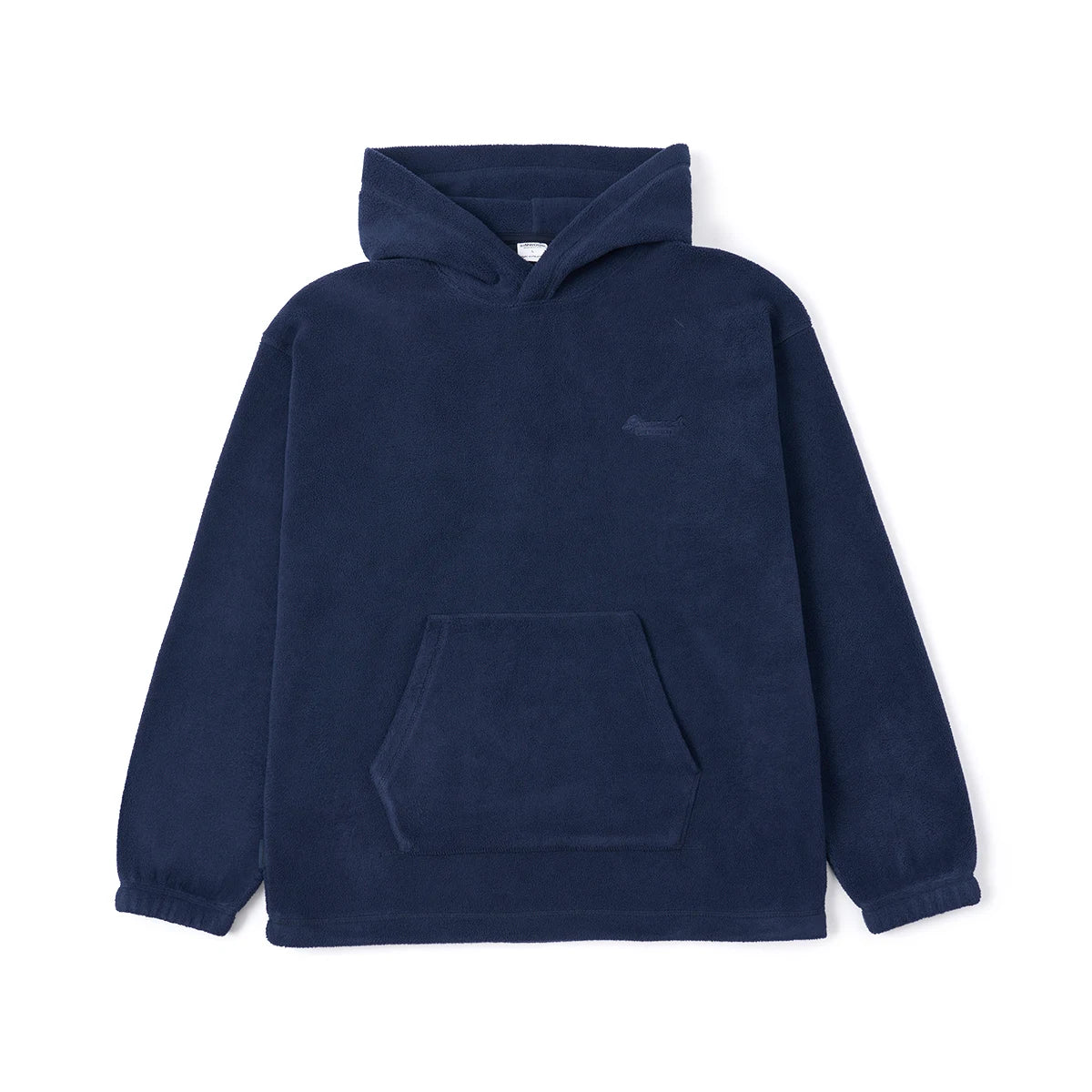 Warm Embroidered Polar Fleece Hoodie