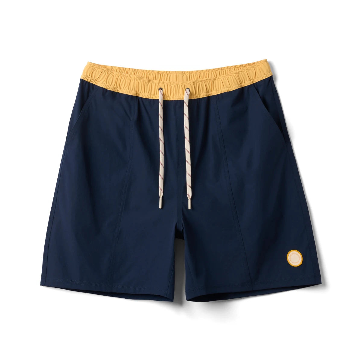 Contrast Drawstring Beach Shorts