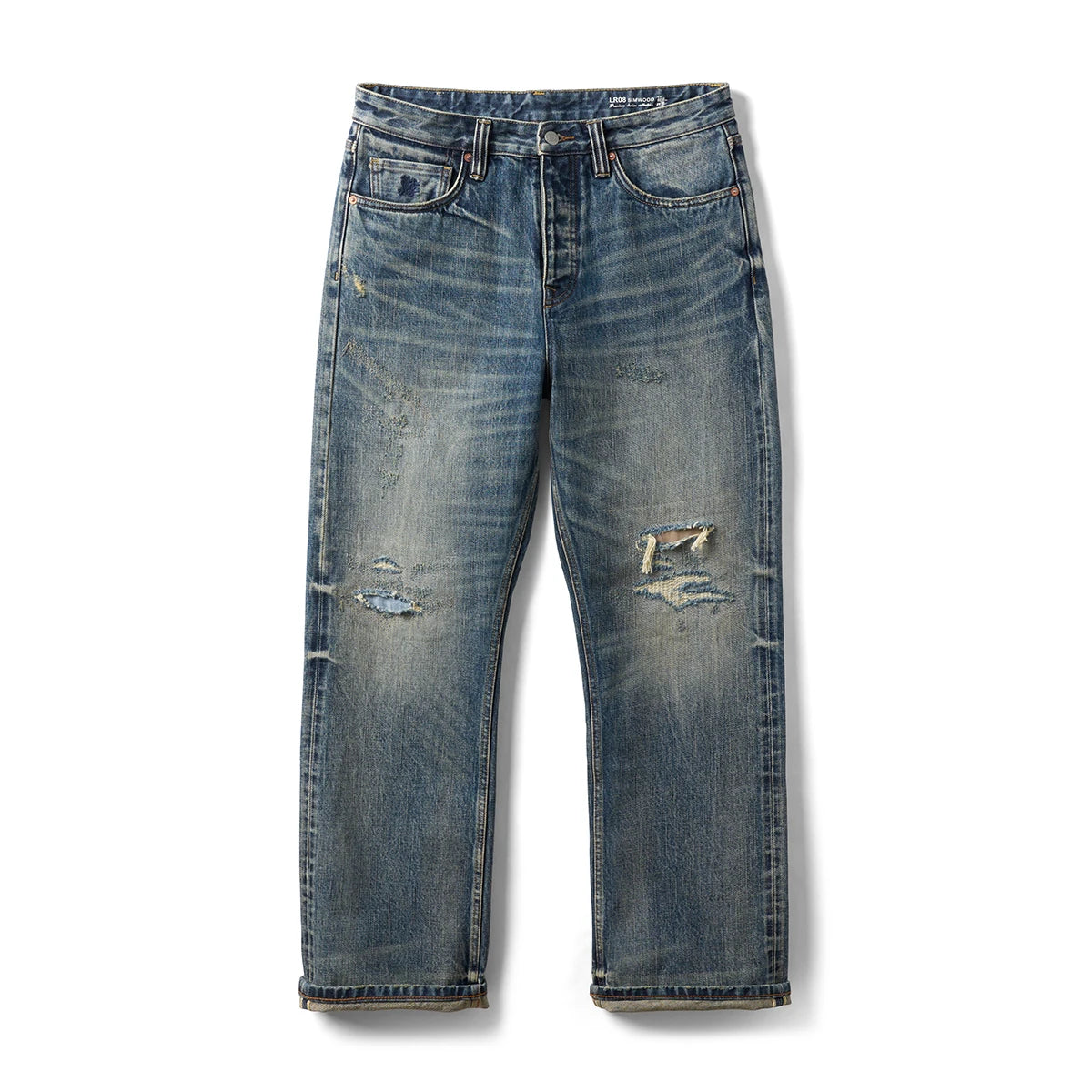 Distressed Selvedge Jeans