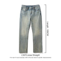 Vintage Washed Elastic Jeans