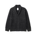 7-Gauge Jacquard Shawl Collar Cardigan