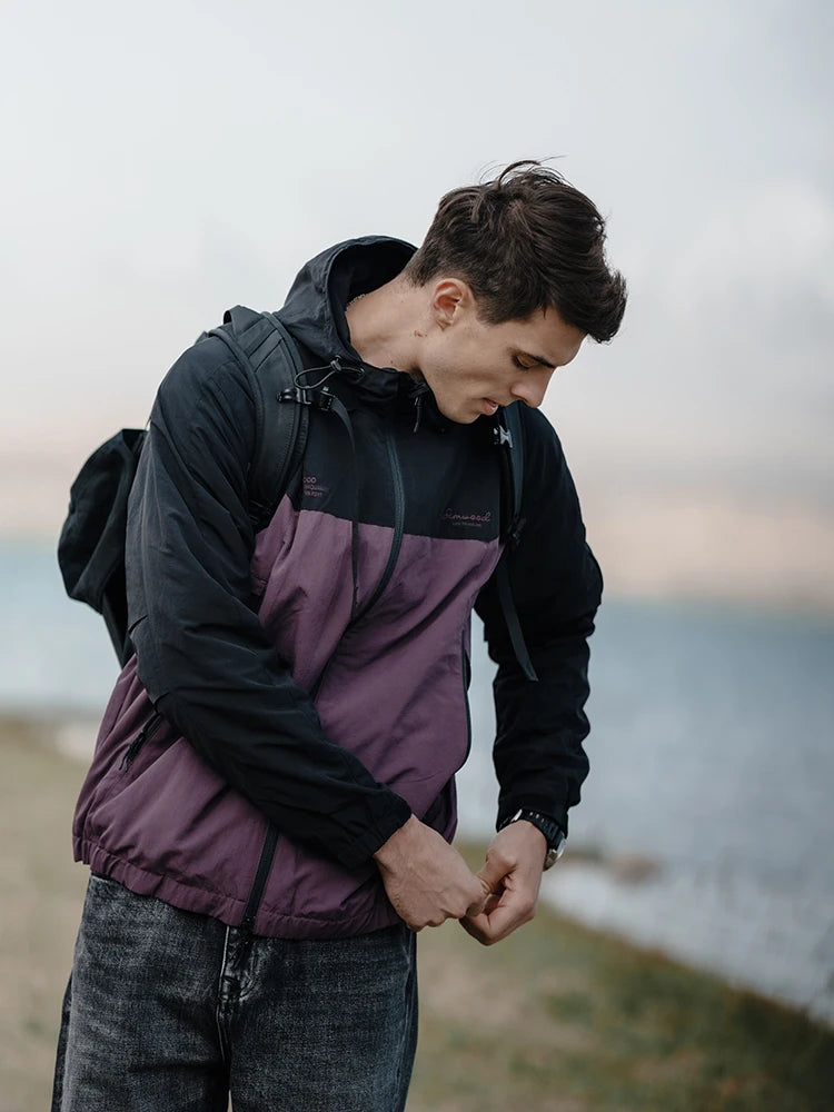 Water-Repellent Soft Shell Windbreaker Jacket