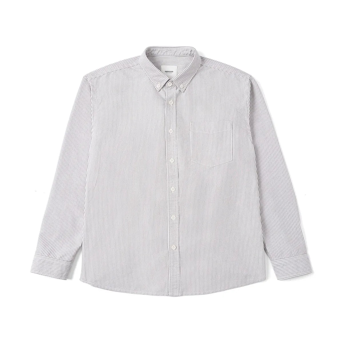 Vintage Vertical Striped Oxford Shirt