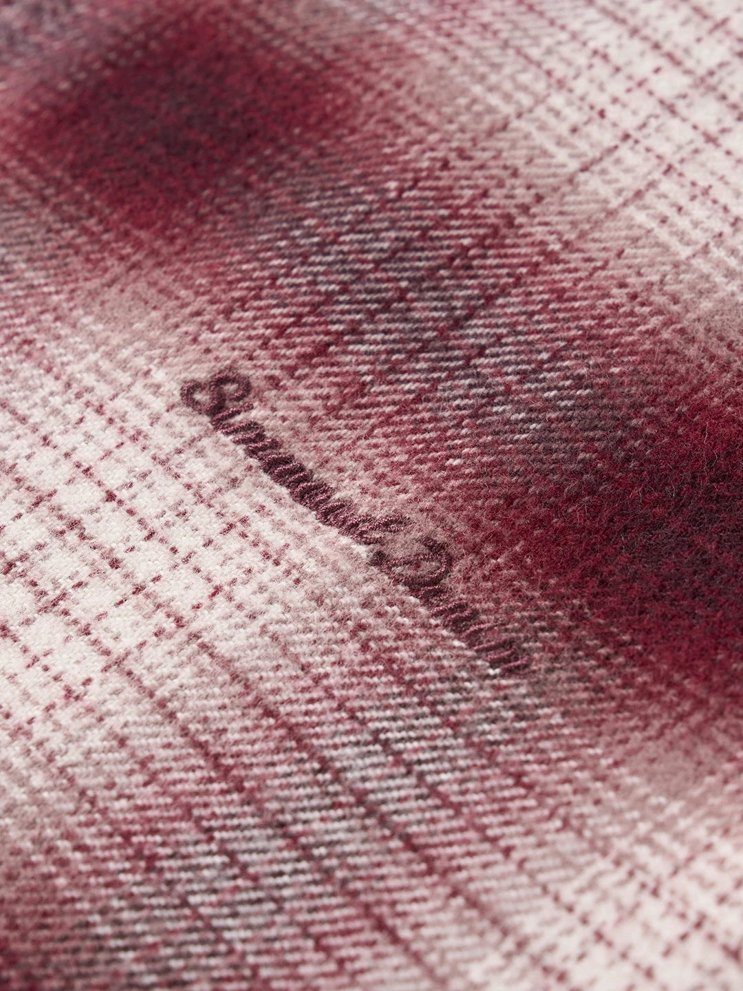 Warm Vintage Wool Blend Plaid Shirt