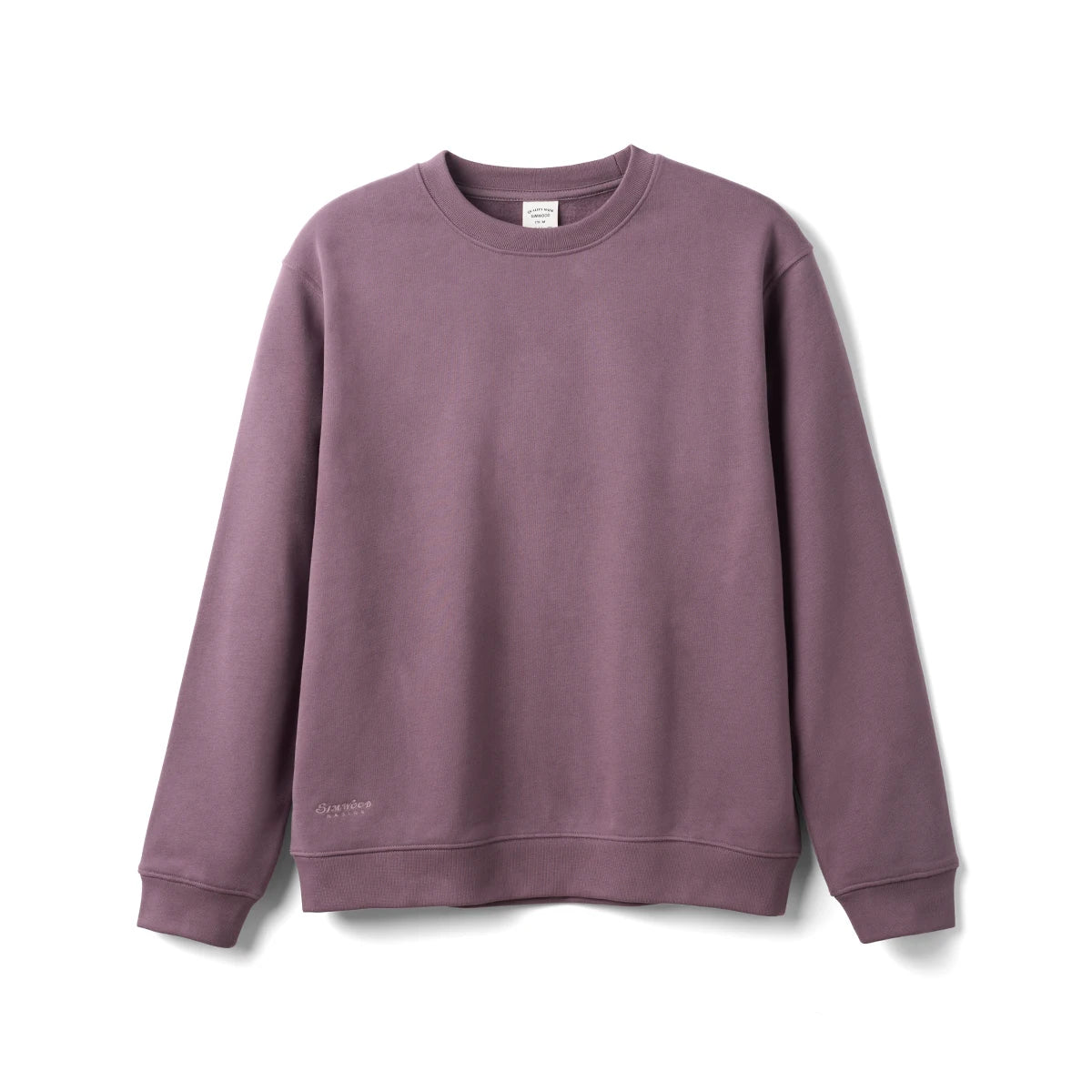 Warm Brushed Embroidered Sweatshirt
