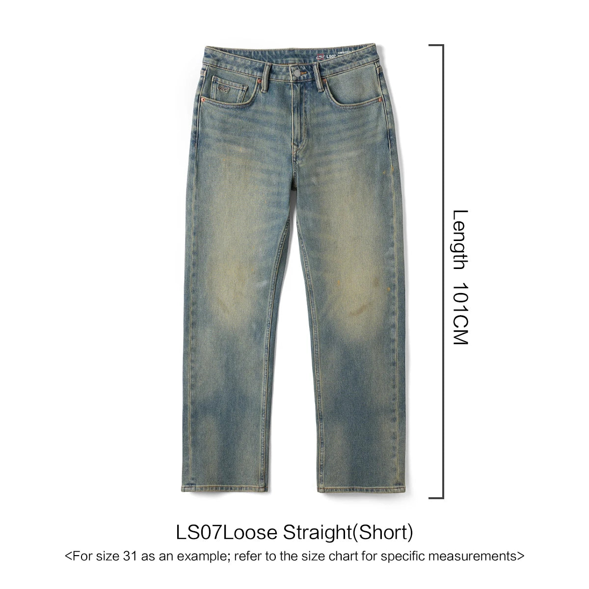 Paint Splatter Elastic Jeans