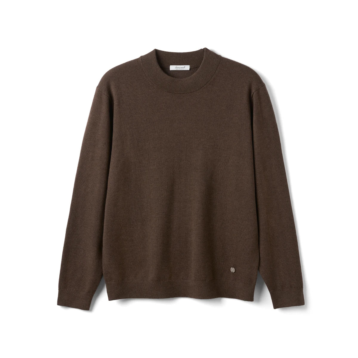 12-Gauge Anti-Static Basic Knit Sweater