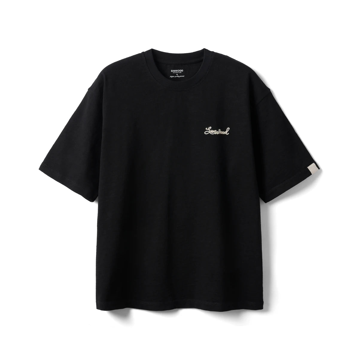 Heavyweight Slub Cotton Embroidered T-Shirt