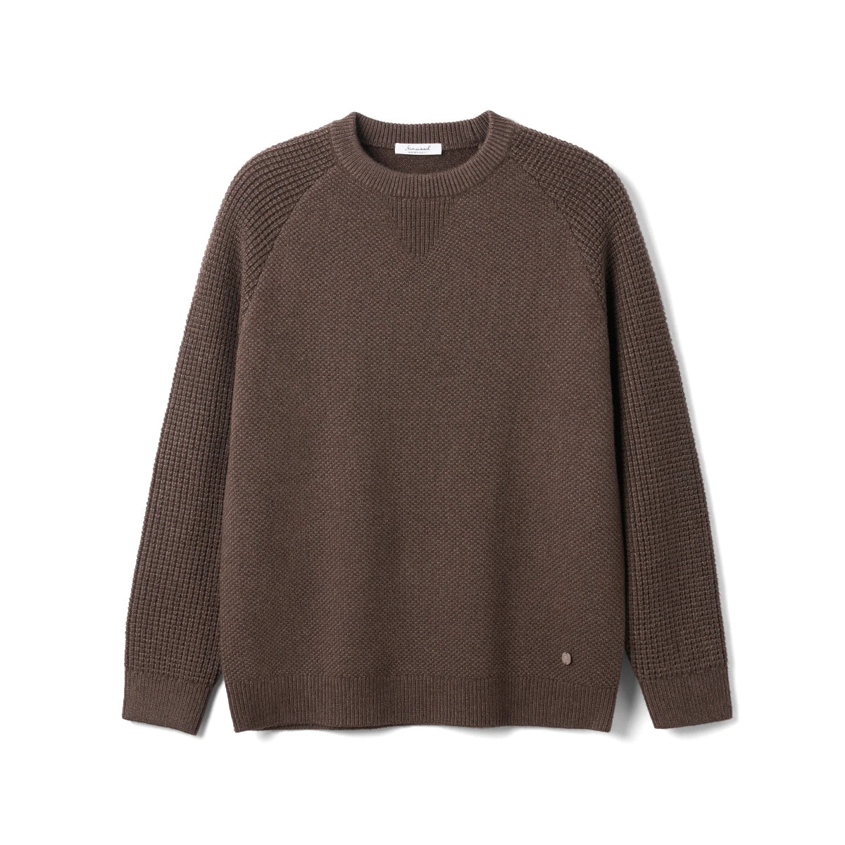Wool Blend Waffle Knit Sweater